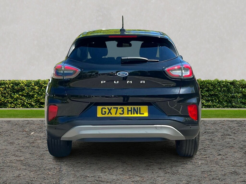 Ford Puma 1.0 Ecoboost Hybrid Mhev Titanium GX73HNL Black #4