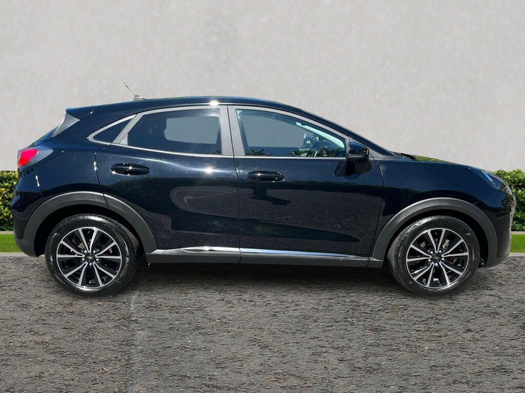Ford Puma 1.0 Ecoboost Hybrid Mhev Titanium GX73HNL Black #2