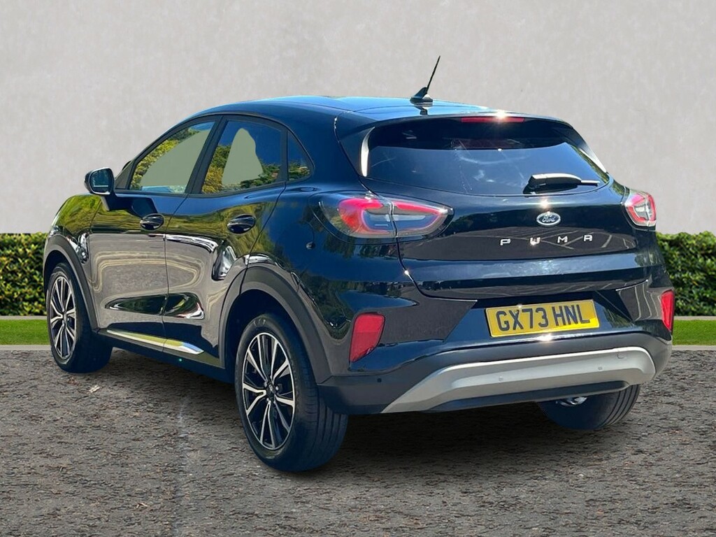 Ford Puma 1.0 Ecoboost Hybrid Mhev Titanium GX73HNL Black #5