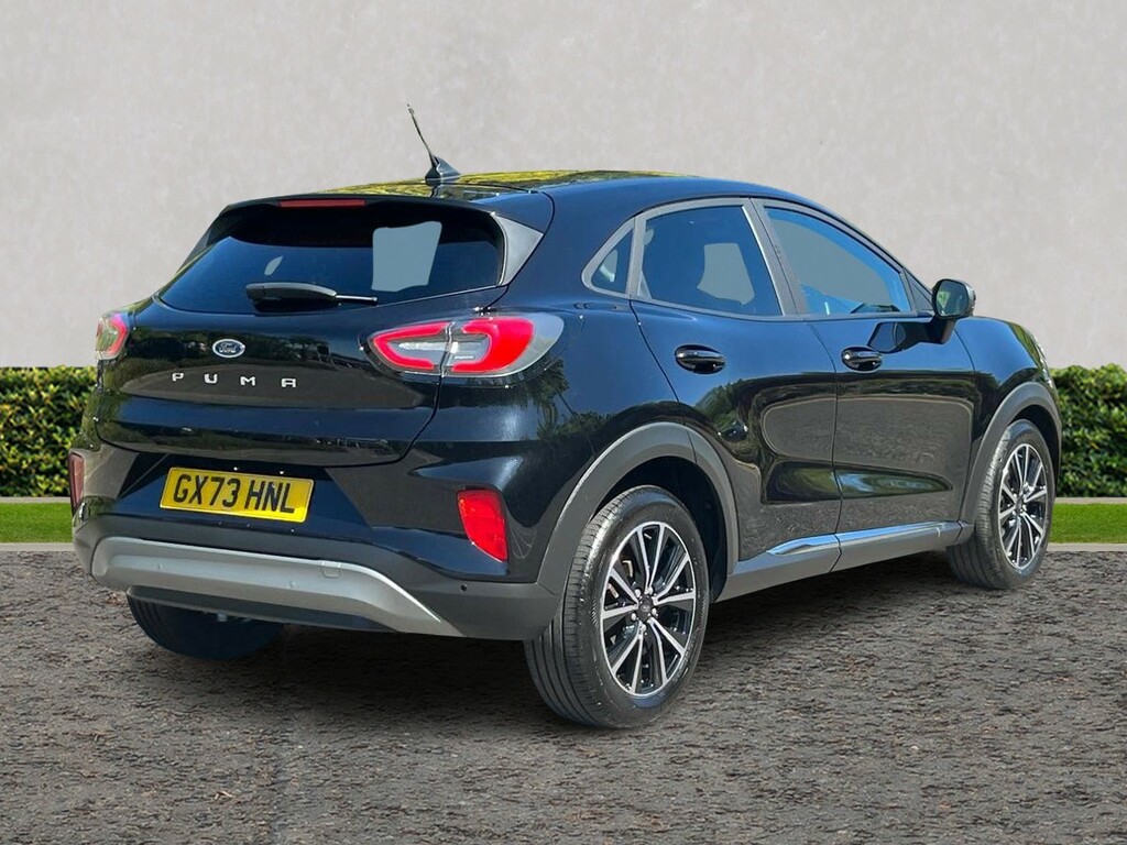 Ford Puma 1.0 Ecoboost Hybrid Mhev Titanium GX73HNL Black #3