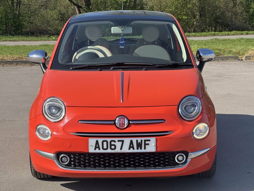 Fiat 500 Hatchback AO67AWF Red #2