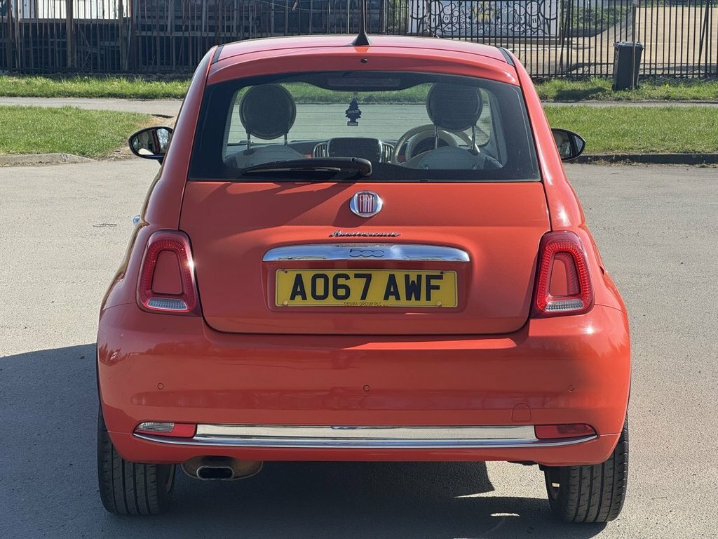 Fiat 500 Hatchback AO67AWF Red #6