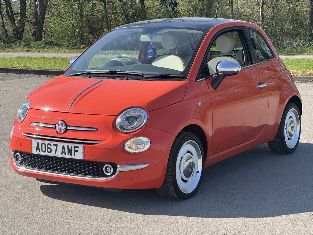 Fiat 500 Hatchback AO67AWF Red #3