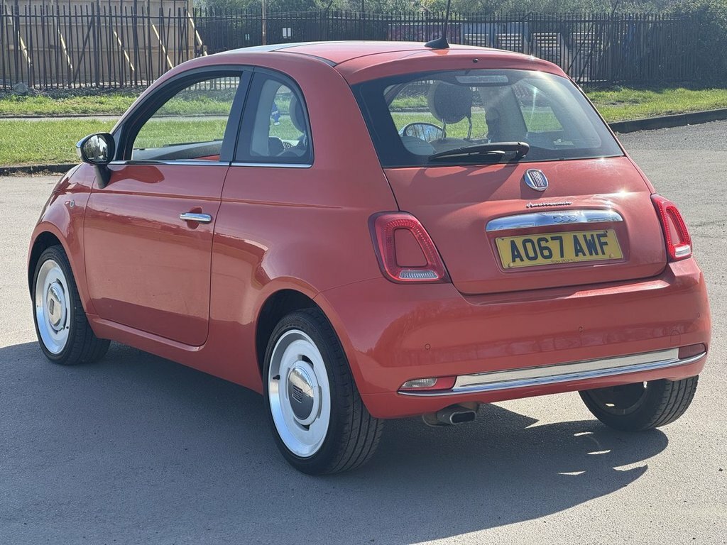 Fiat 500 Hatchback AO67AWF Red #5