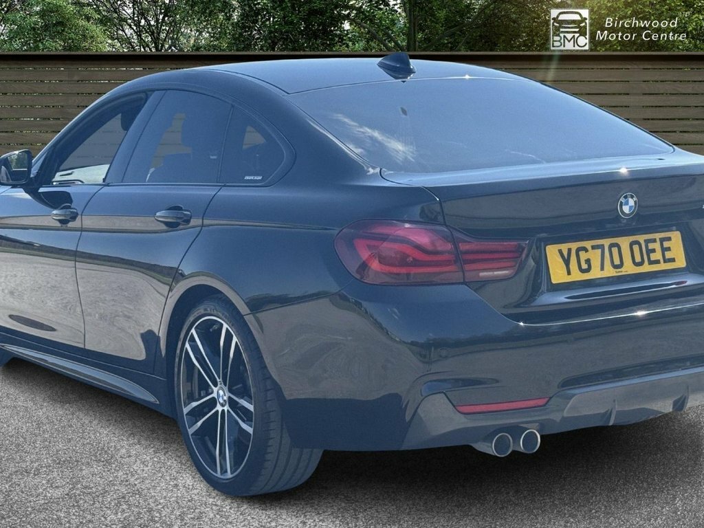 BMW 4 Series Gran Coupe 2L M Sport YG70OEE Black #5