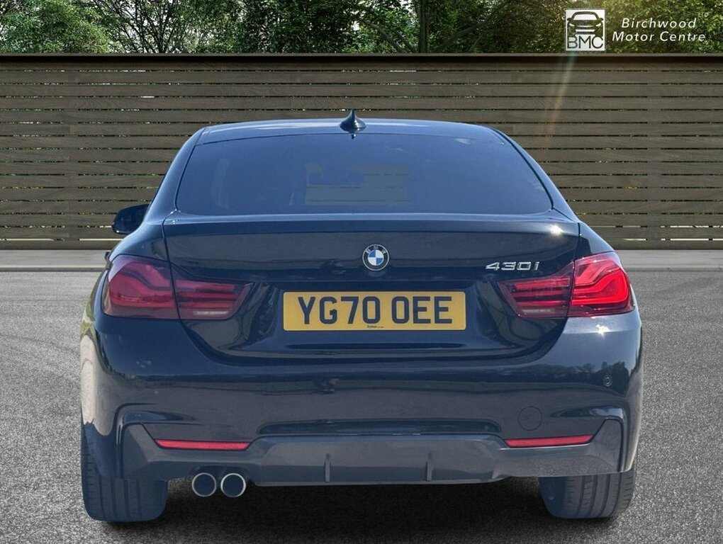 BMW 4 Series Gran Coupe 2L M Sport YG70OEE Black #6