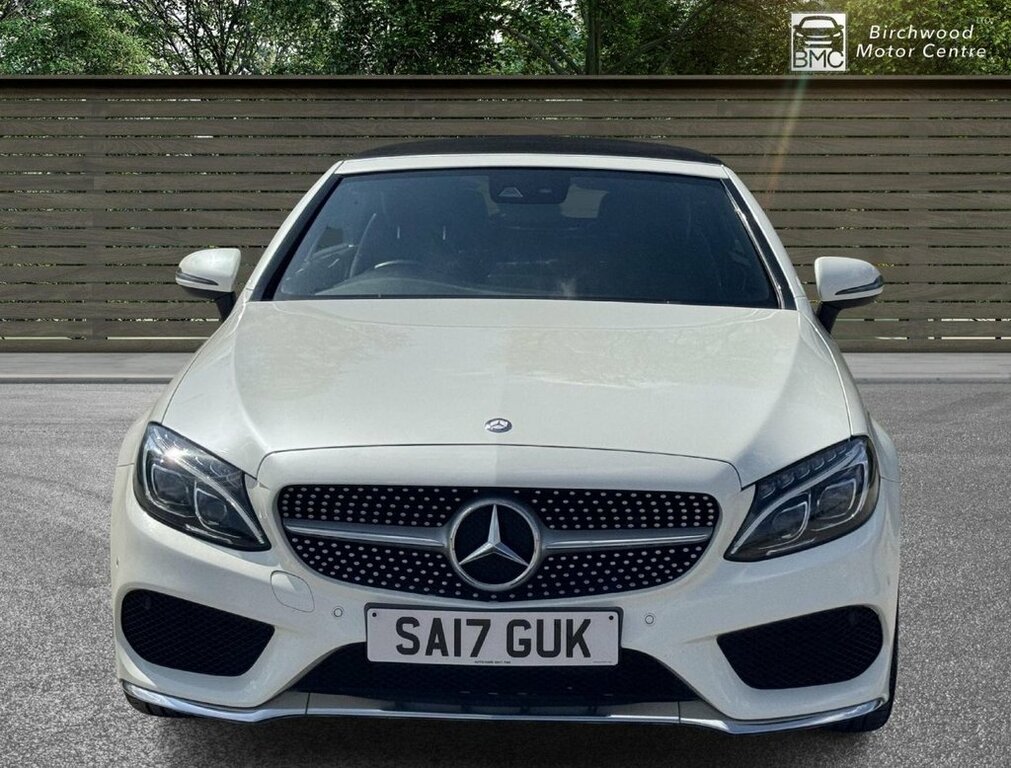 Mercedes-Benz C Class 2.1L Amg Line SA17GUK White #2