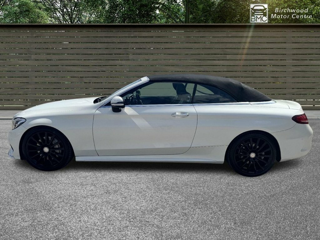 Mercedes-Benz C Class 2.1L Amg Line SA17GUK White #3