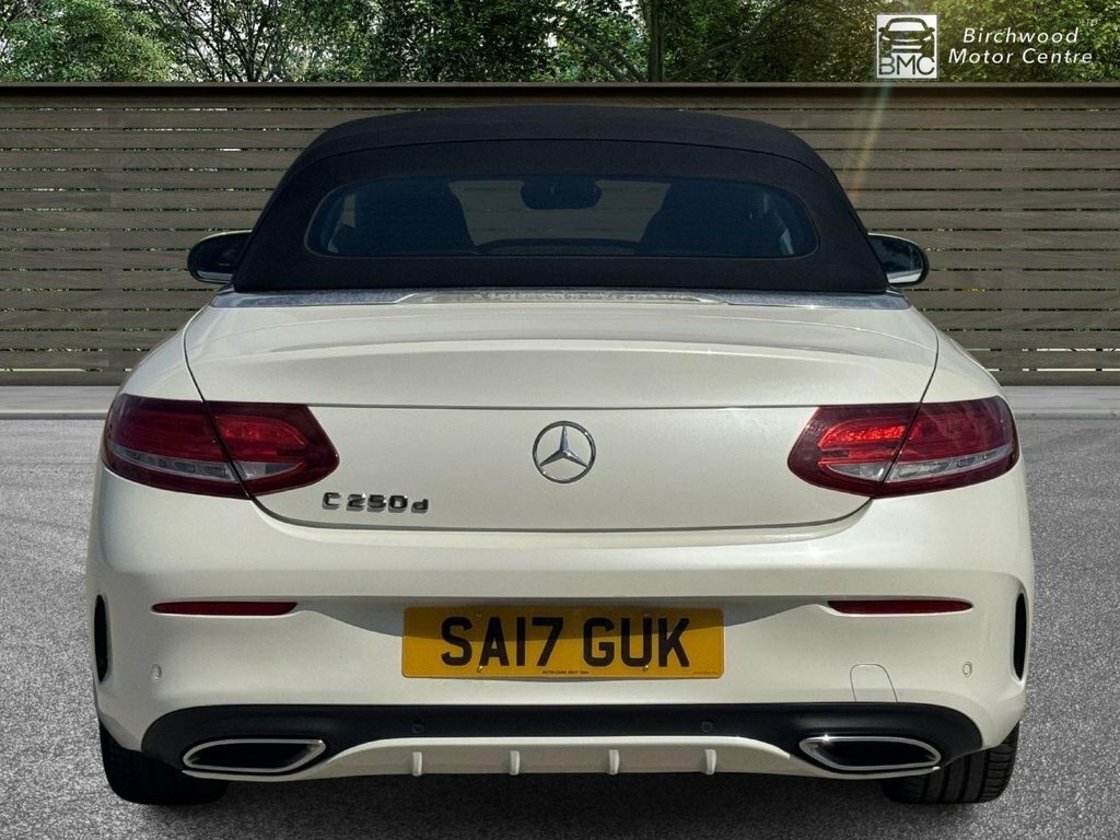 Mercedes-Benz C Class 2.1L Amg Line SA17GUK White #5