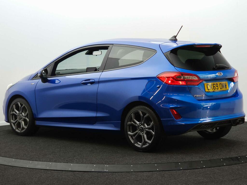 Ford Fiesta 1.0T Ecoboost St-line Euro 6 Ss CK69OMW Blue #2