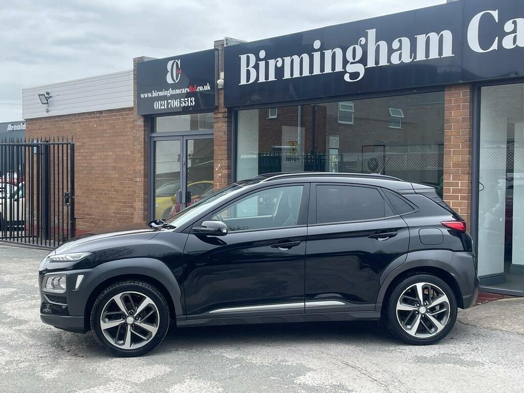 Hyundai Kona Suv 1.0 T-gdi Blue Drive Premium Euro 6 Ss Black #4