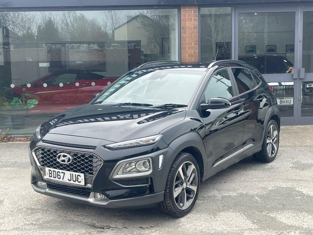 Hyundai Kona Suv 1.0 T-gdi Blue Drive Premium Euro 6 Ss Black #3