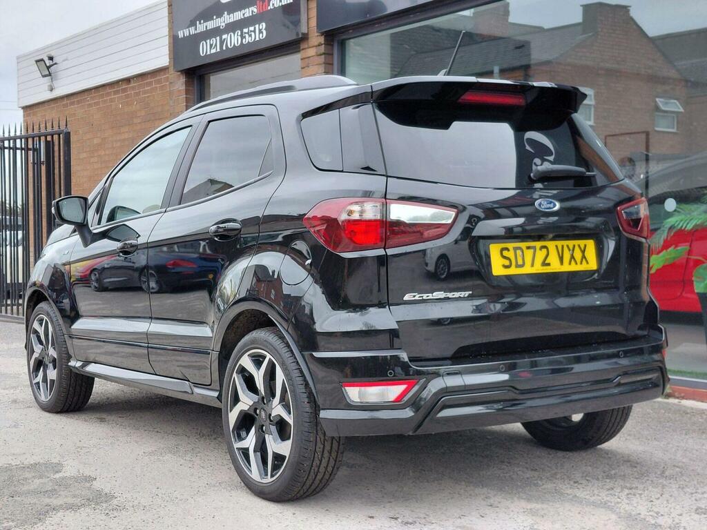 Ford Ecosport Suv 1.0T Ecoboost St-line Euro 6 Ss 20237 SD72VXX Black #3