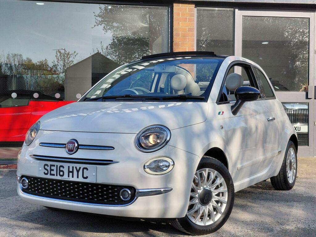 Fiat 500C Convertible 1.2 Eco Lounge Euro 6 Ss 2016 White #6