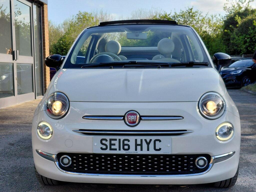 Fiat 500C Convertible 1.2 Eco Lounge Euro 6 Ss 2016 White #2