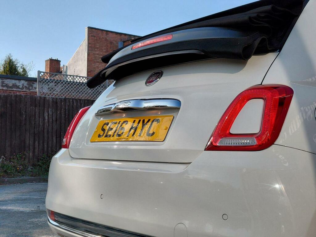 Fiat 500C Convertible 1.2 Eco Lounge Euro 6 Ss 2016 White #5