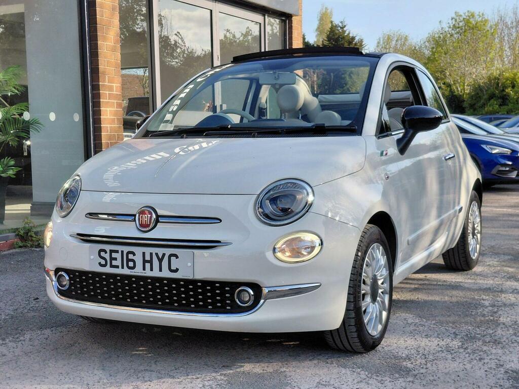 Fiat 500C Convertible 1.2 Eco Lounge Euro 6 Ss 2016 White #3