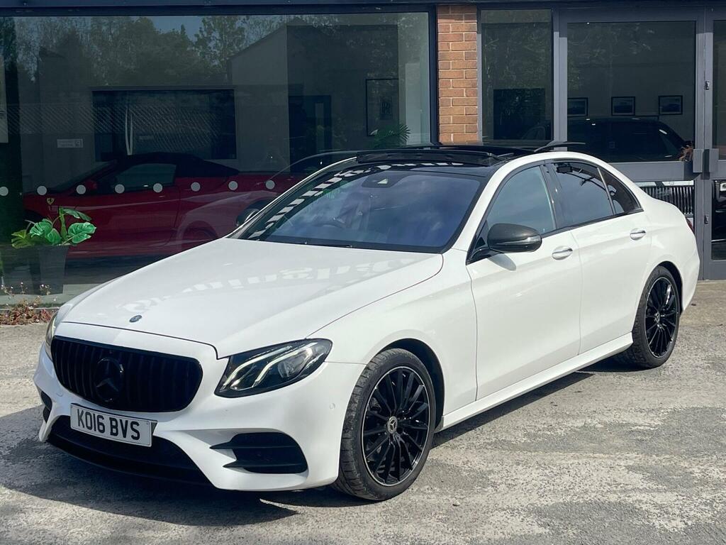 Mercedes-Benz E Class Saloon 2.0 E220d Amg Line Premium G-tronic Euro KO16BVS White #5