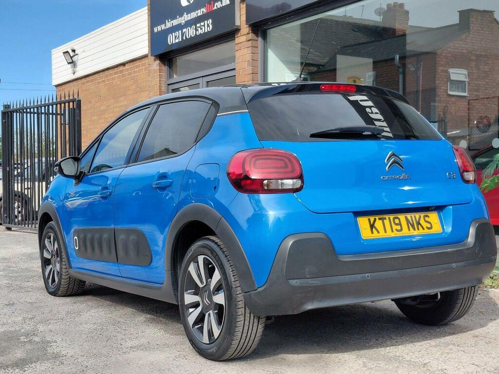 Citroen C3 Hatchback 1.2 Puretech Gpf Flair Euro 6 Ss KT19NKS Blue #5