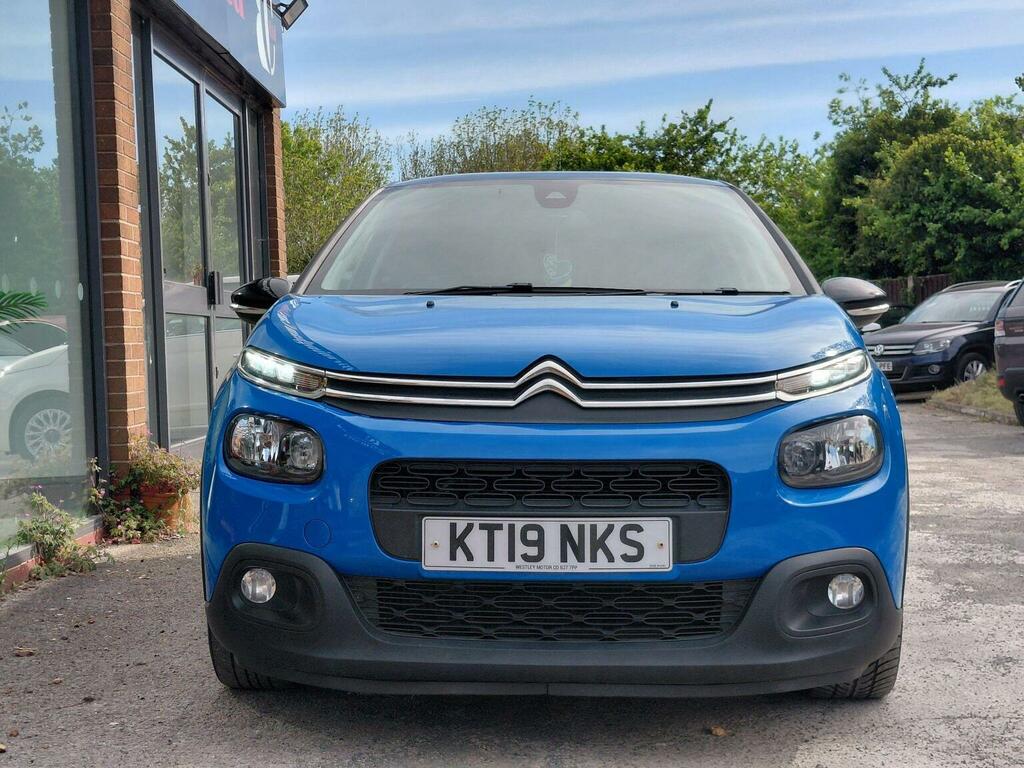 Citroen C3 Hatchback 1.2 Puretech Gpf Flair Euro 6 Ss KT19NKS Blue #4