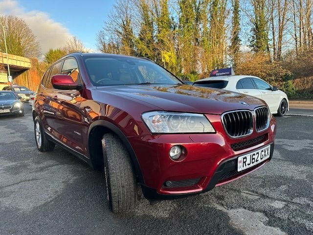 BMW X3 2.0 20D Se Suv RJ62GXX Red #2