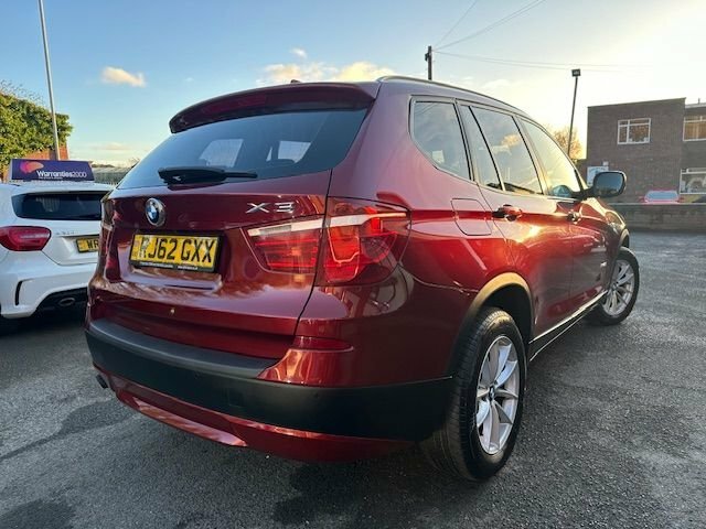 BMW X3 2.0 20D Se Suv RJ62GXX Red #3