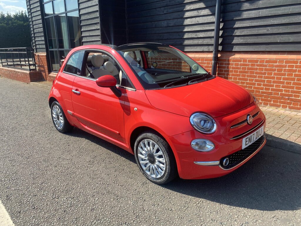 Fiat 500C 1.2 Eco Lounge Convertible Euro Pink