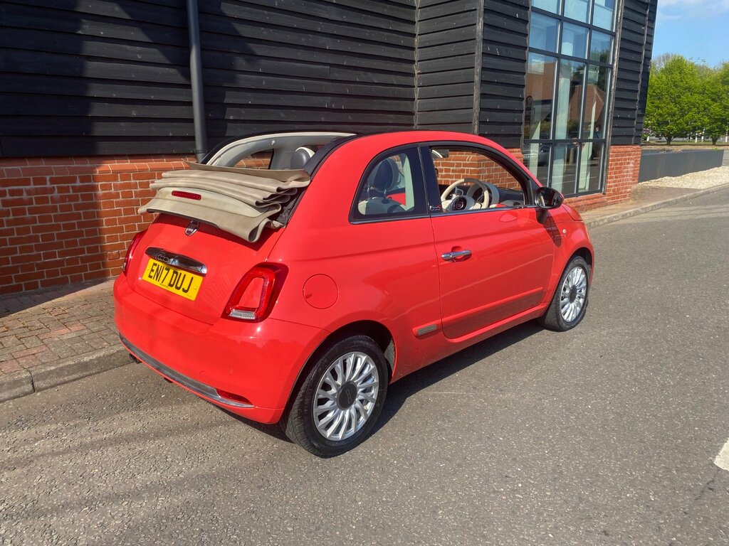 Fiat 500C 1.2 Eco Lounge Convertible Euro EN17DUJ Pink #3