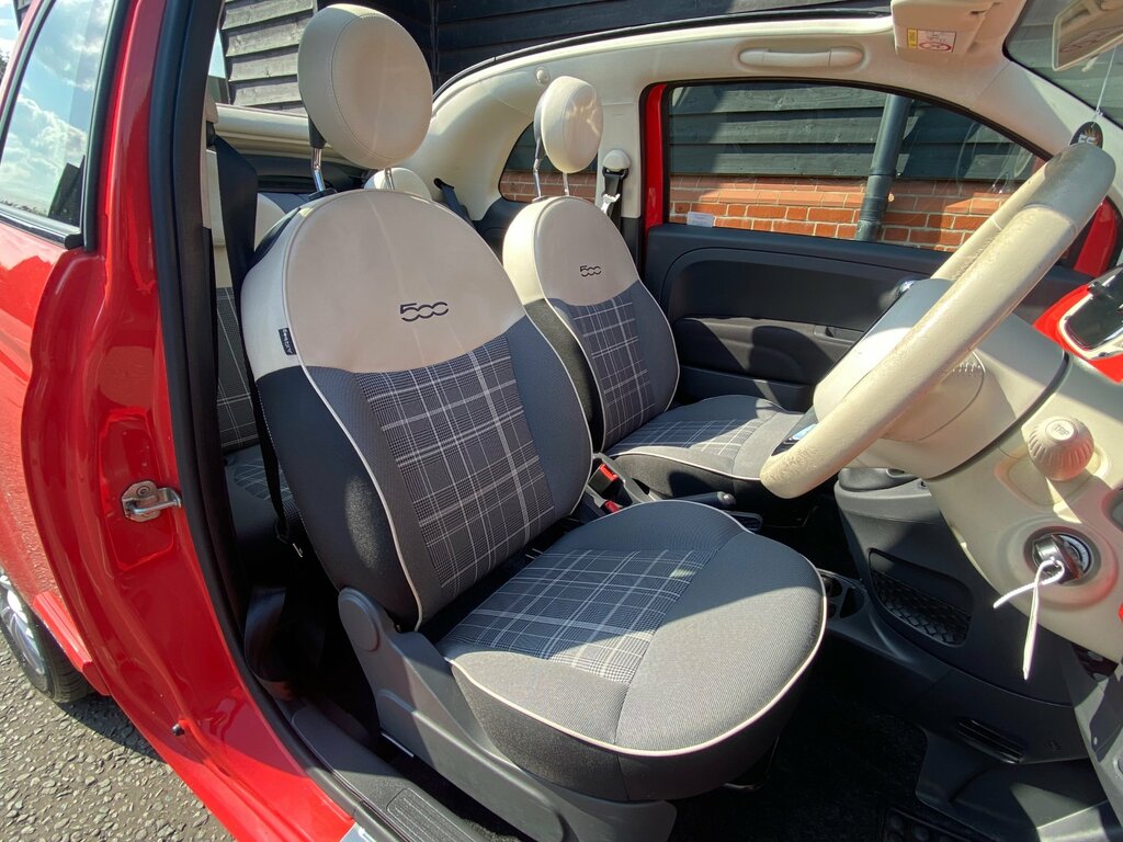 Fiat 500C 1.2 Eco Lounge Convertible Euro EN17DUJ Pink #5