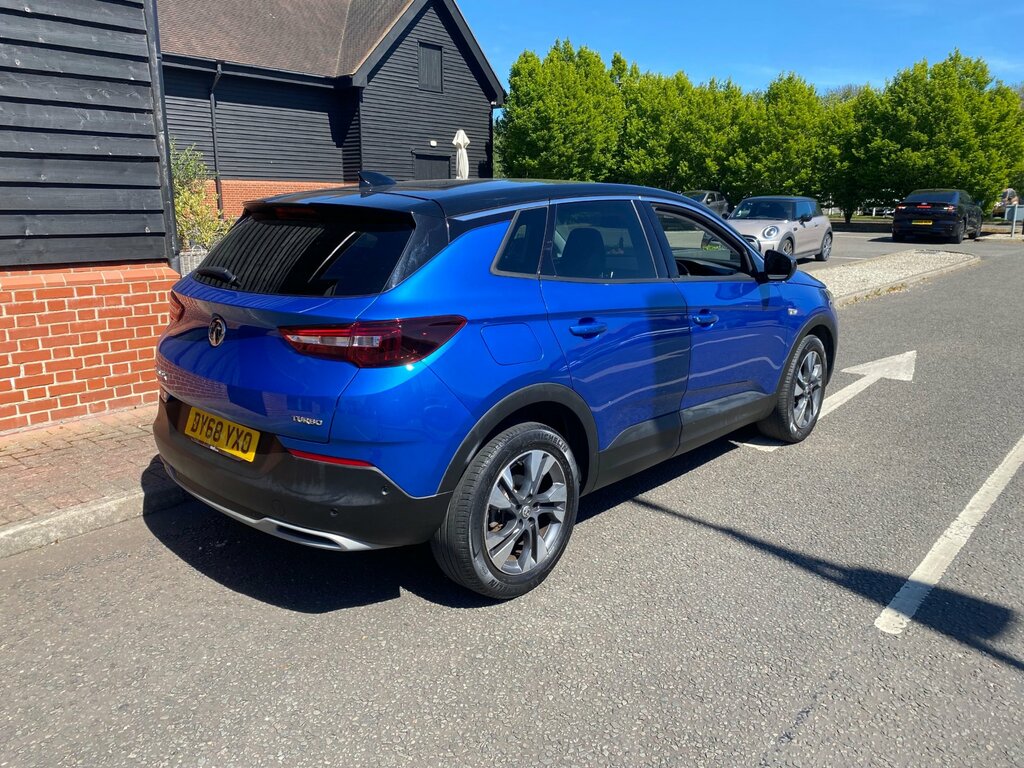Vauxhall Grandland X 1.2 Turbo Gpf Sport Nav Suv Euro DY68YXO Blue #3