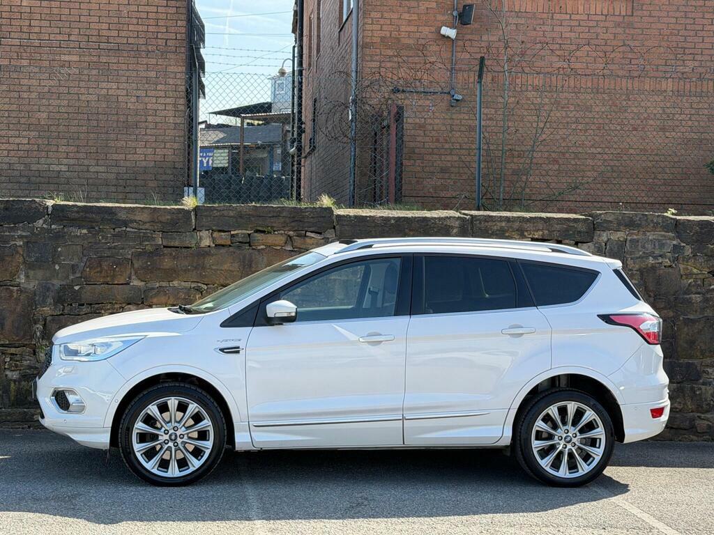 Ford Kuga 2.0 Tdci Vignale Powershift Awd Euro 6 S S White #4