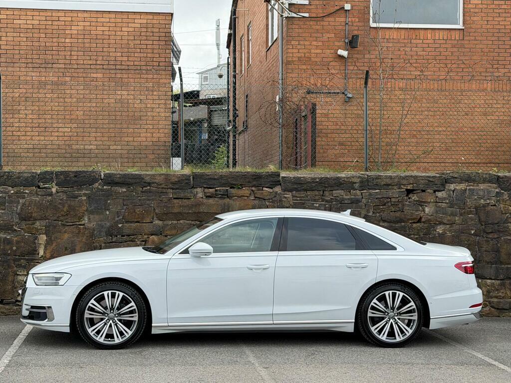 Audi A8 3.0 Tfsi V6 55 Tiptronic Quattro Euro 6 S S White #4