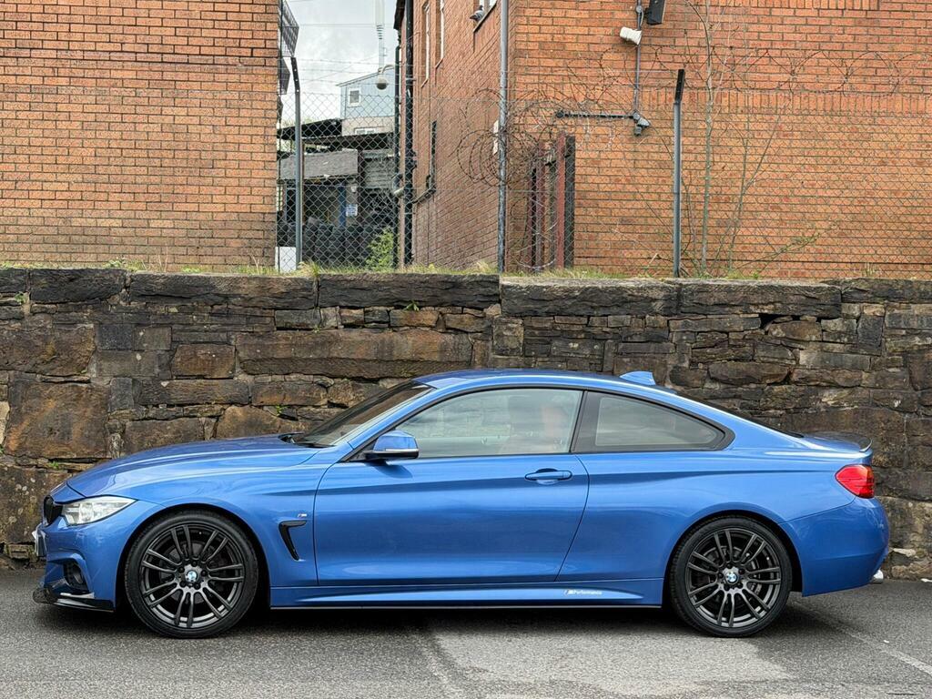 BMW 4 Series 2.0 420D M Sport Euro 6 S S A065EZM Blue #4