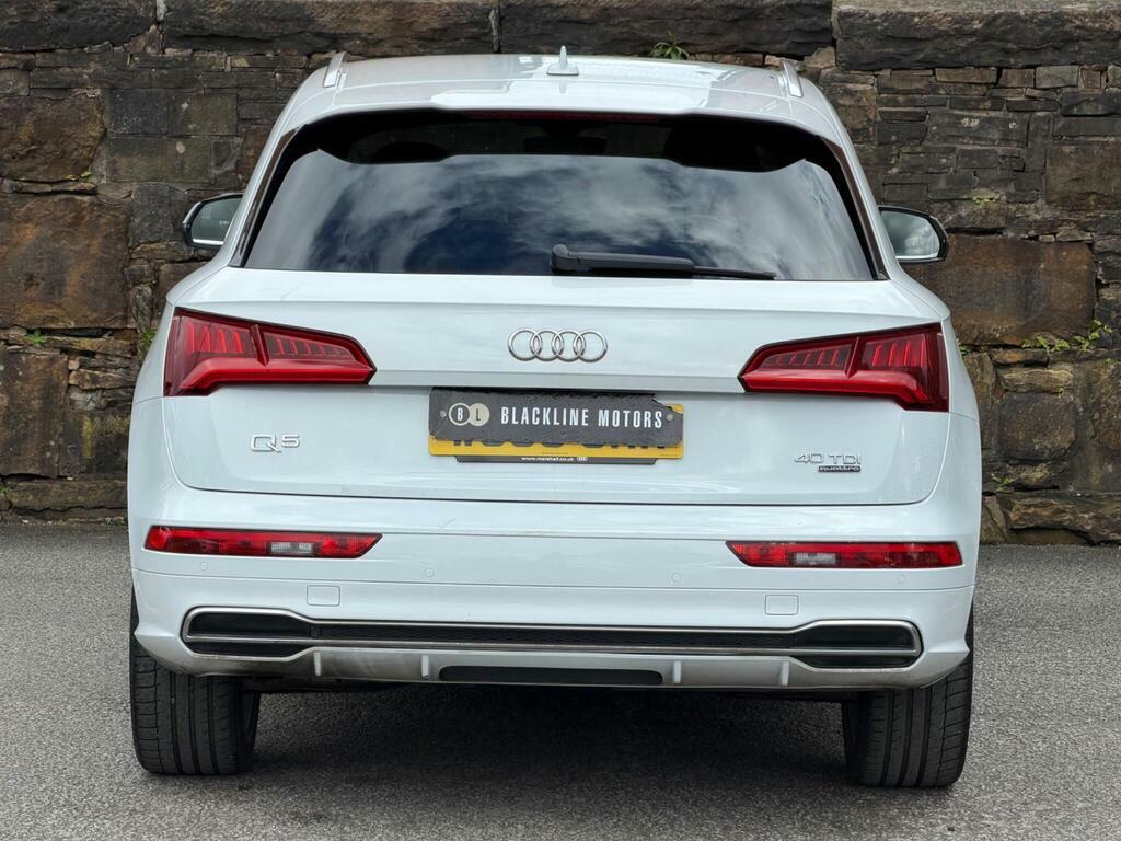 Audi Q5 2.0 Tdi 40 S Line S Tronic Quattro Euro 6 S S WG68OXR White #6