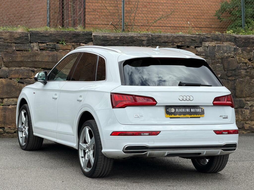 Audi Q5 2.0 Tdi 40 S Line S Tronic Quattro Euro 6 S S WG68OXR White #5