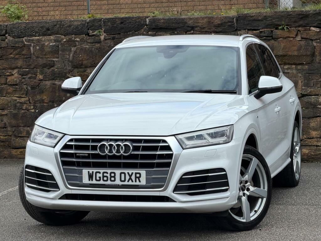 Audi Q5 2.0 Tdi 40 S Line S Tronic Quattro Euro 6 S S WG68OXR White #3