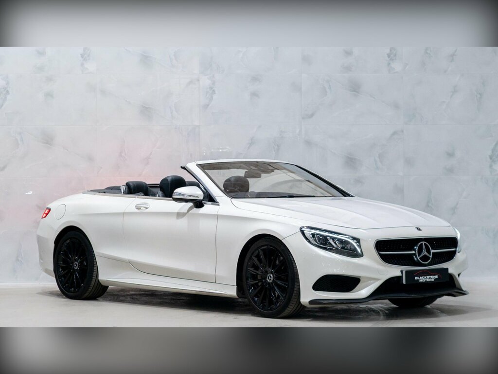 Mercedes-Benz S Class 4.7 S500 V8 Amg Line Premium Cabriolet G-tronic White