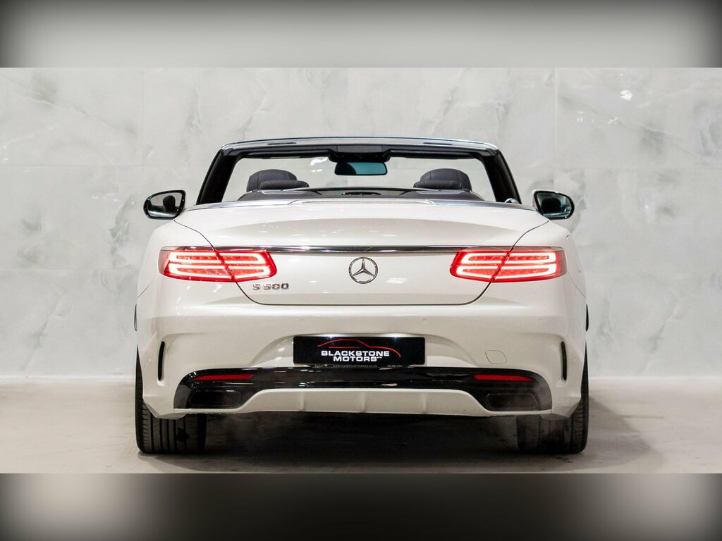 Mercedes-Benz S Class 4.7 S500 V8 Amg Line Premium Cabriolet G-tronic CF17HXP White #6