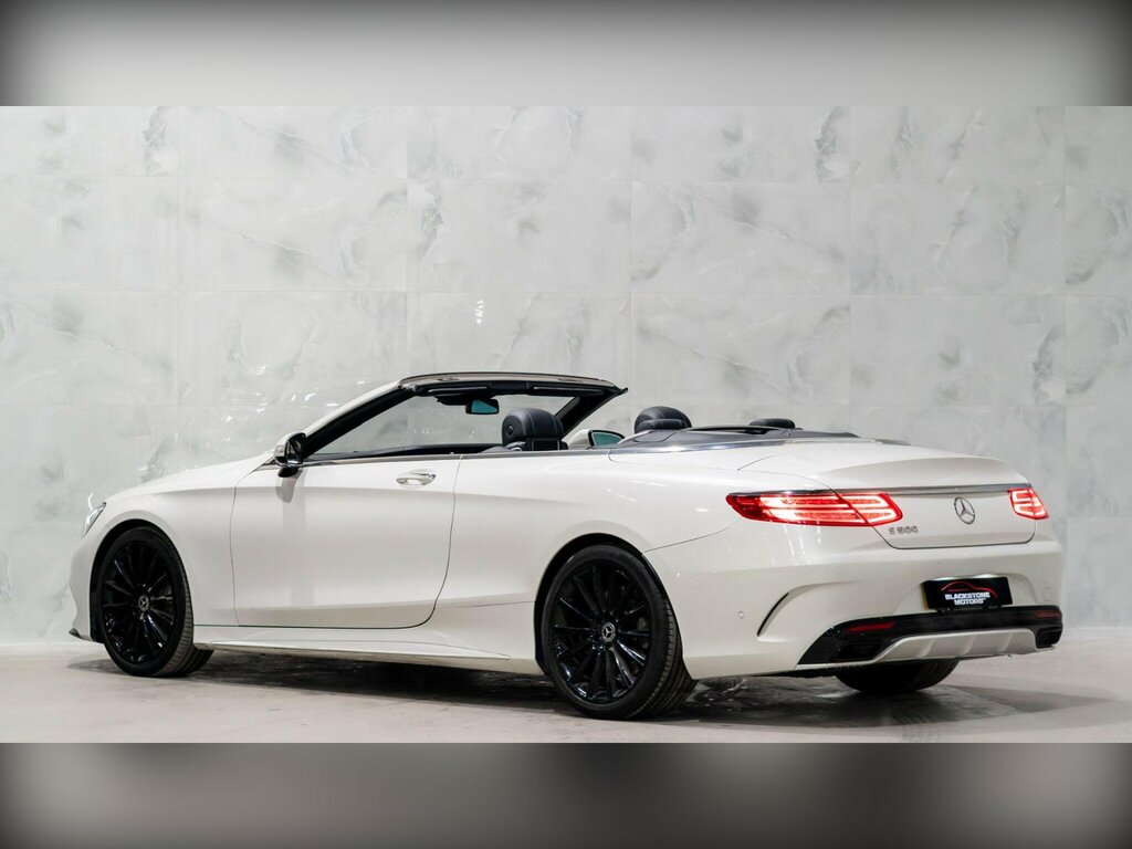 Mercedes-Benz S Class 4.7 S500 V8 Amg Line Premium Cabriolet G-tronic CF17HXP White #5