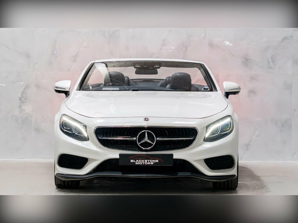 Mercedes-Benz S Class 4.7 S500 V8 Amg Line Premium Cabriolet G-tronic CF17HXP White #2