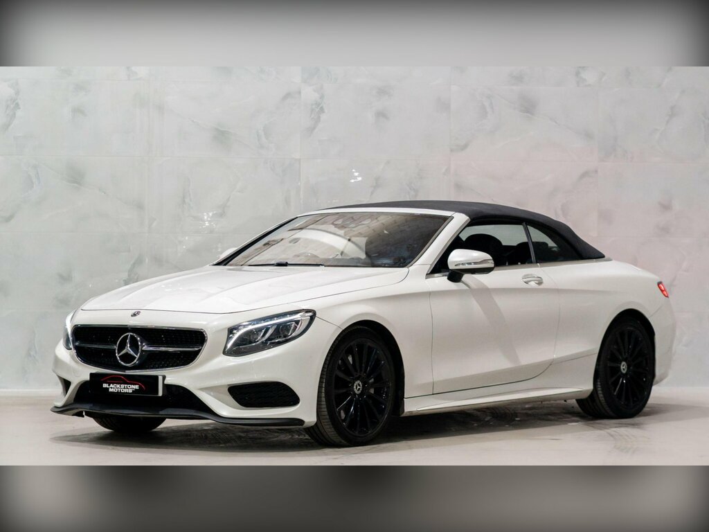 Mercedes-Benz S Class 4.7 S500 V8 Amg Line Premium Cabriolet G-tronic CF17HXP White #4