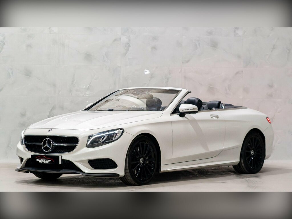 Mercedes-Benz S Class 4.7 S500 V8 Amg Line Premium Cabriolet G-tronic CF17HXP White #3