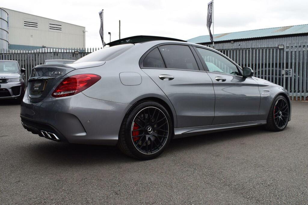 Mercedes-Benz C Class Saloon 4.0 C63 V8 Biturbo Amg S Premium Spds Mct EU16UDN Silver #4