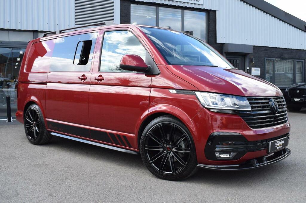 Volkswagen Transporter Panel Van 2.0 Tdi T28 Highline Dsg Fwd Swb Euro 6 DU22EDL Red #3