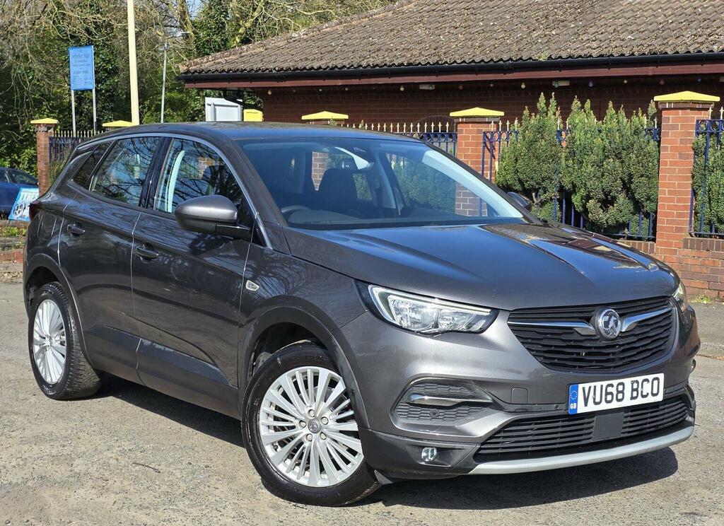 Vauxhall Grandland X 1.5 Turbo D Blueinjection Tech Line Nav Euro 6 S VU68BCO Grey #2