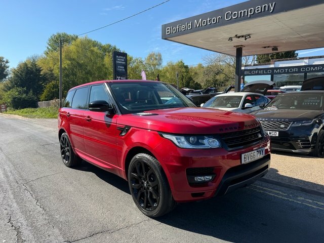 Land Rover Range Rover Sport 3.0 Sd V6 Hse Dynamic Suv 4Wd Euro BV66PXY Red #3