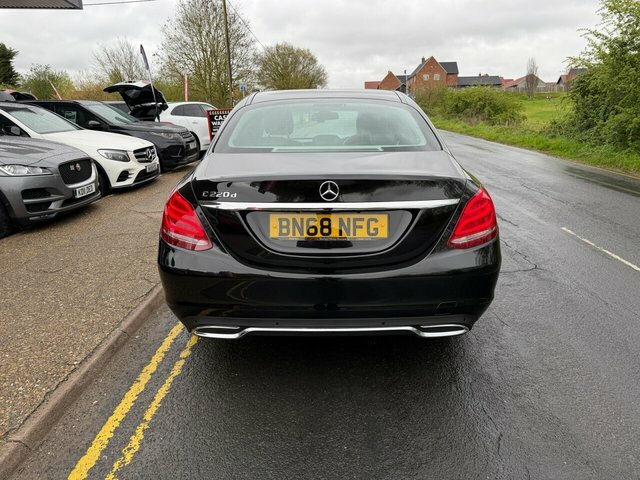 Mercedes-Benz C Class 2.1 C220d Sport Saloon G-tronic Euro 6 BN68NFG Black #5