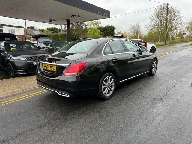 Mercedes-Benz C Class 2.1 C220d Sport Saloon G-tronic Euro 6 BN68NFG Black #6