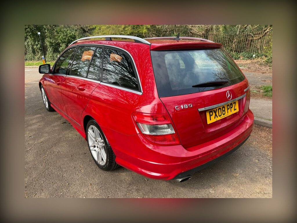 Mercedes-Benz C Class 1.8 C180k Sport Euro 4 Red #4