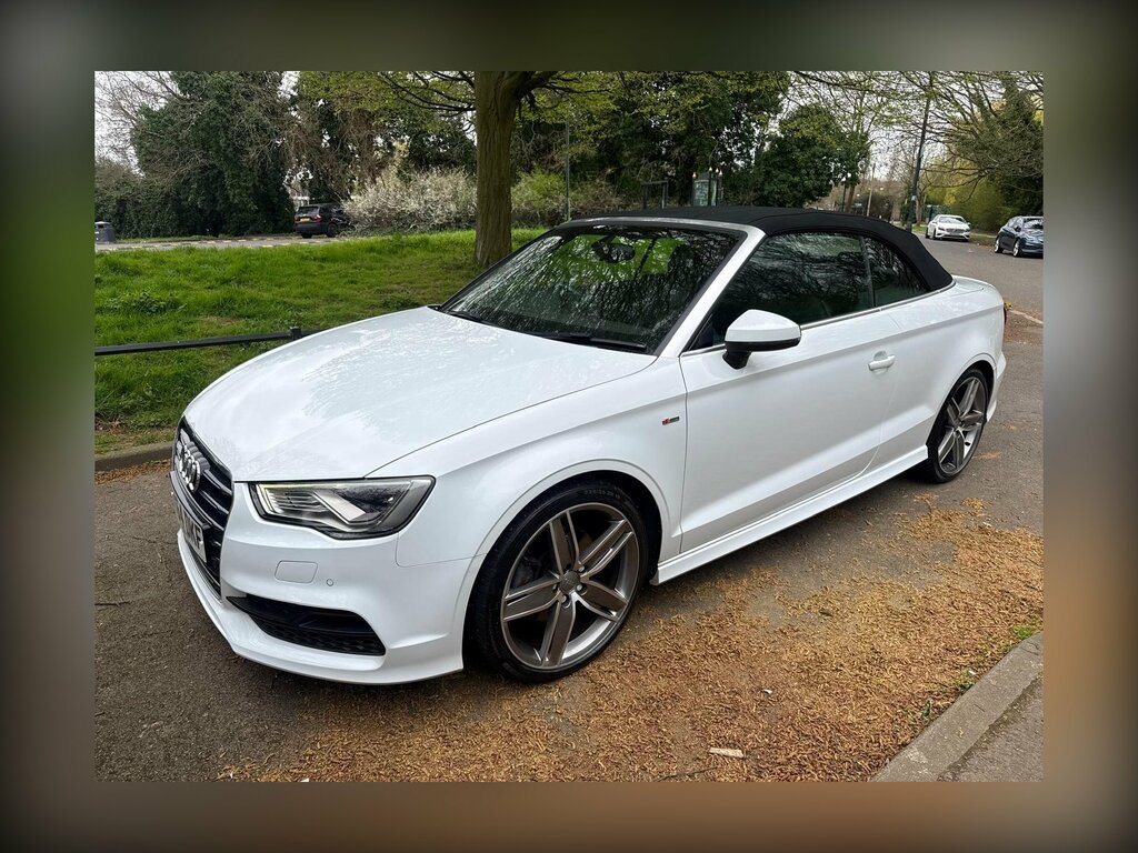 Audi A3 Cabriolet 1.8 Tfsi S Line Convertible S Tronic Eu White #4